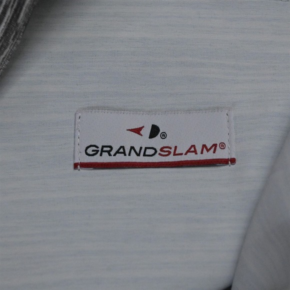 Grand Slam 34‎ x 9" Gray Print Stretch Tech Golf Chino Shorts - Picture 3 of 7